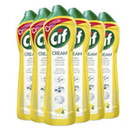 100% Natural Cleaning Particles Lemon Creams 500ml, 6pk | Set of 6