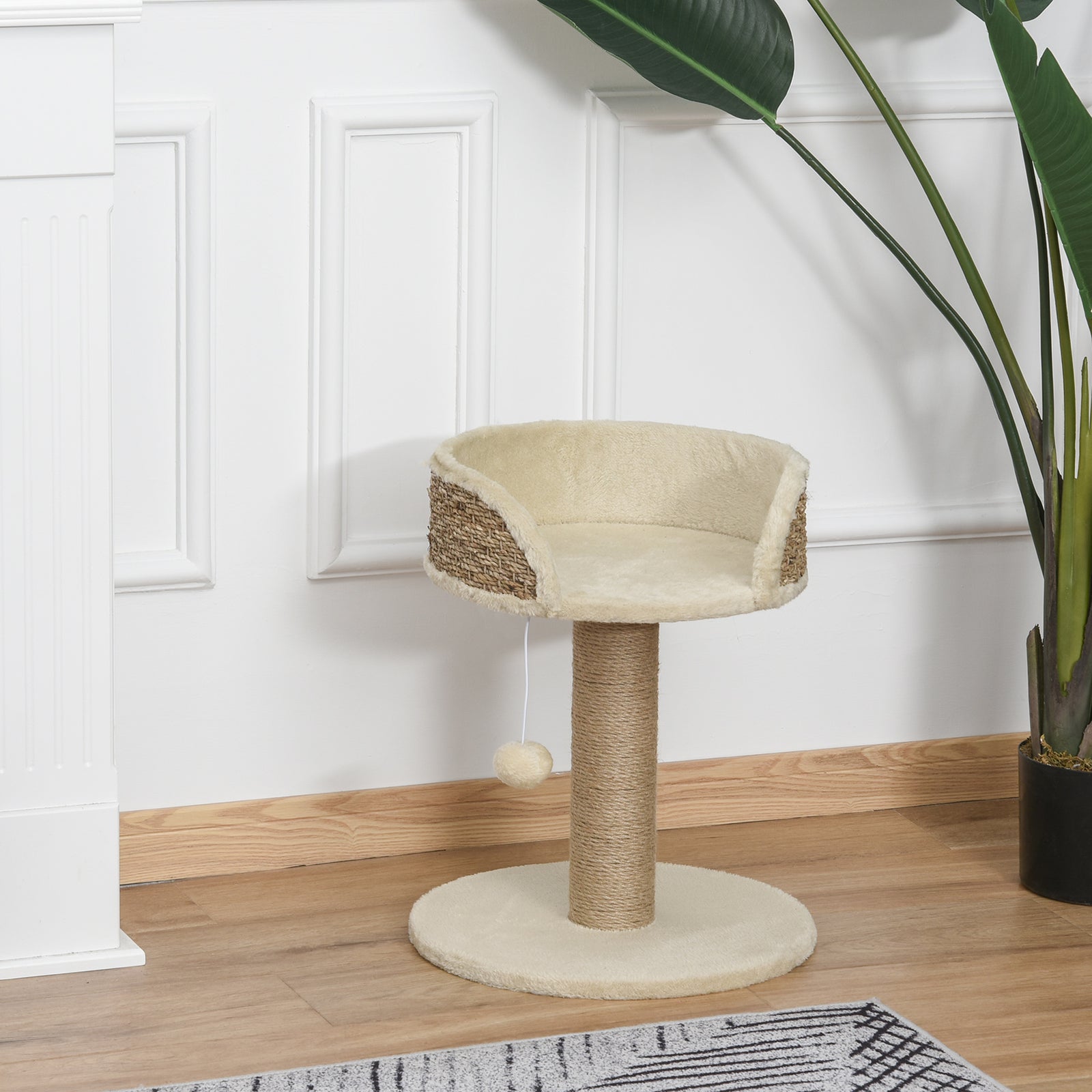 Cat Tree Tower Activity Centre With Scratching Posts | Beige