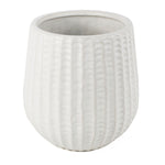 16cm White Ceramic Planter