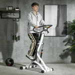 Stepper Machine With 12-level Hydraulic Resistance, Lcd Monitor