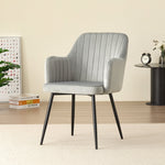 Charlotte Velvet Dining Chairs Set Of 2 - Modern Elegance And Comfort