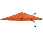 Wall Mounted Parasol W/ Vent & 8 Ribs | Orange