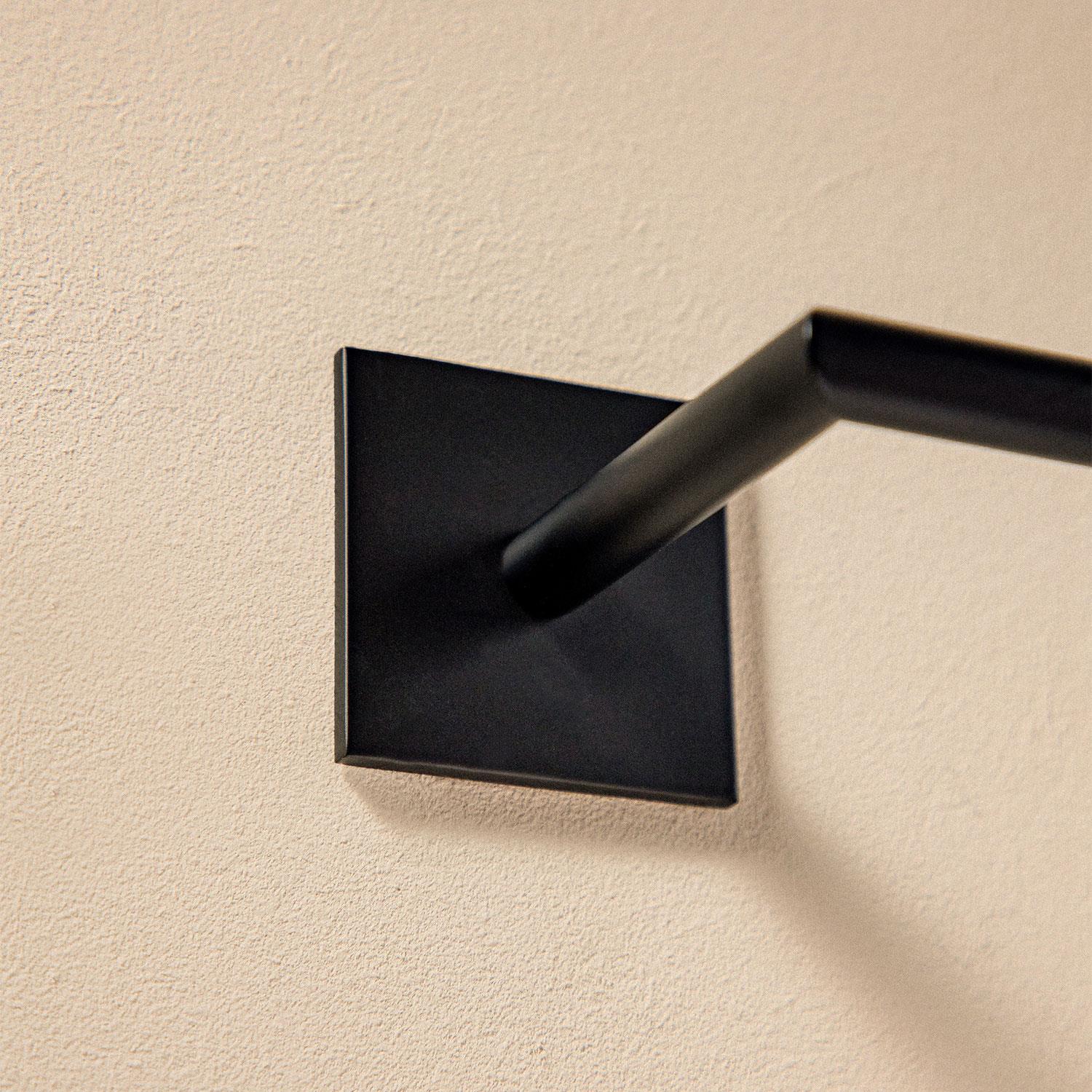 Towel Rail, 45cm, Self-adhesive, White, Anti-corrosion, Stick Collection