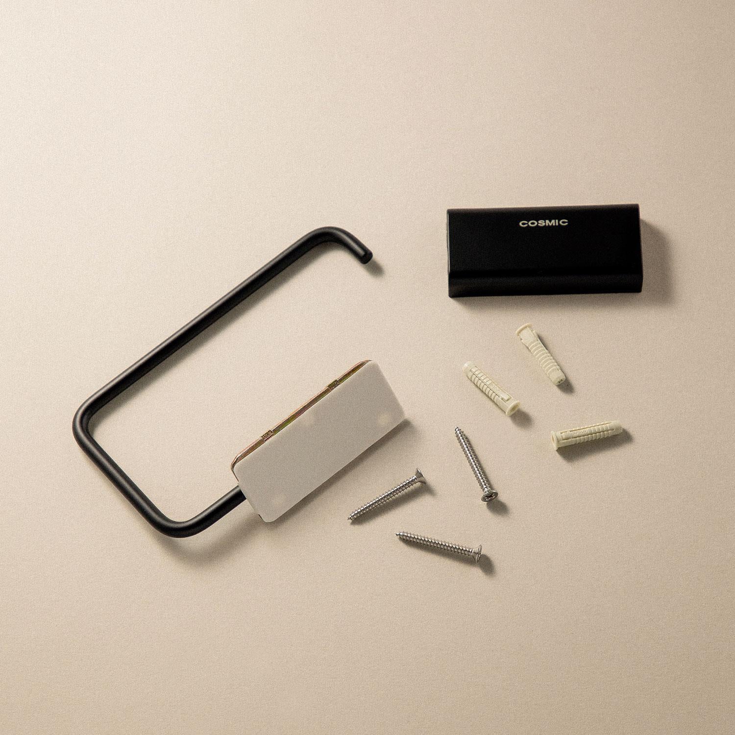 Toilet Roll Holder Screw-in/self-adhesive Chrome Silver Next Collection