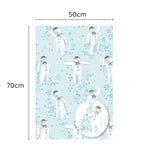 The Snowman Christmas Gift Wrap, 4 Sheet 4 Tag, Official Product