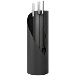 Outsunny 4 Pcs Fireplace Companion Set, Metal Fireside Companion