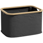 36l Collapsible Laundry Hamper, Black