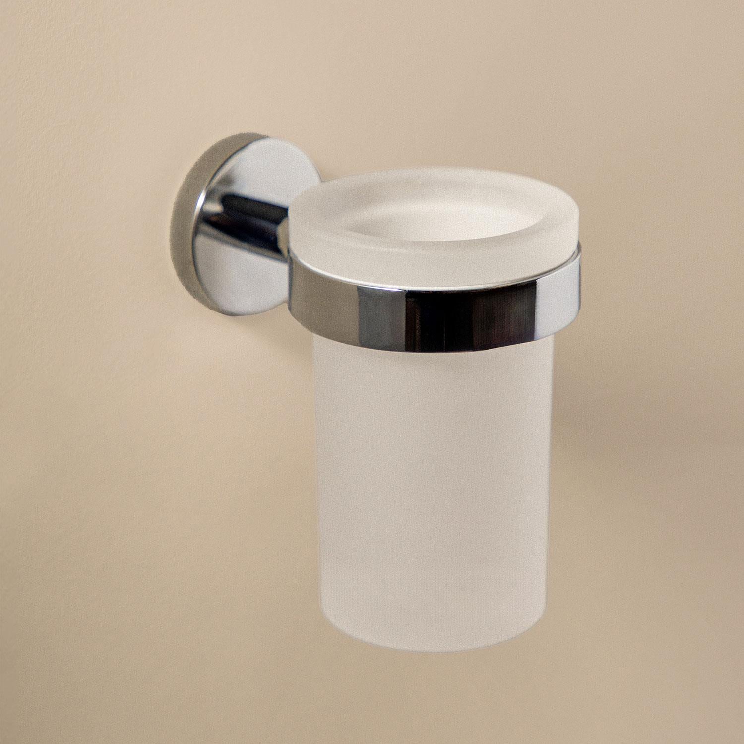 Toothbrush Holder Tumbler, Chrome, Wall-mounted, Start Collection