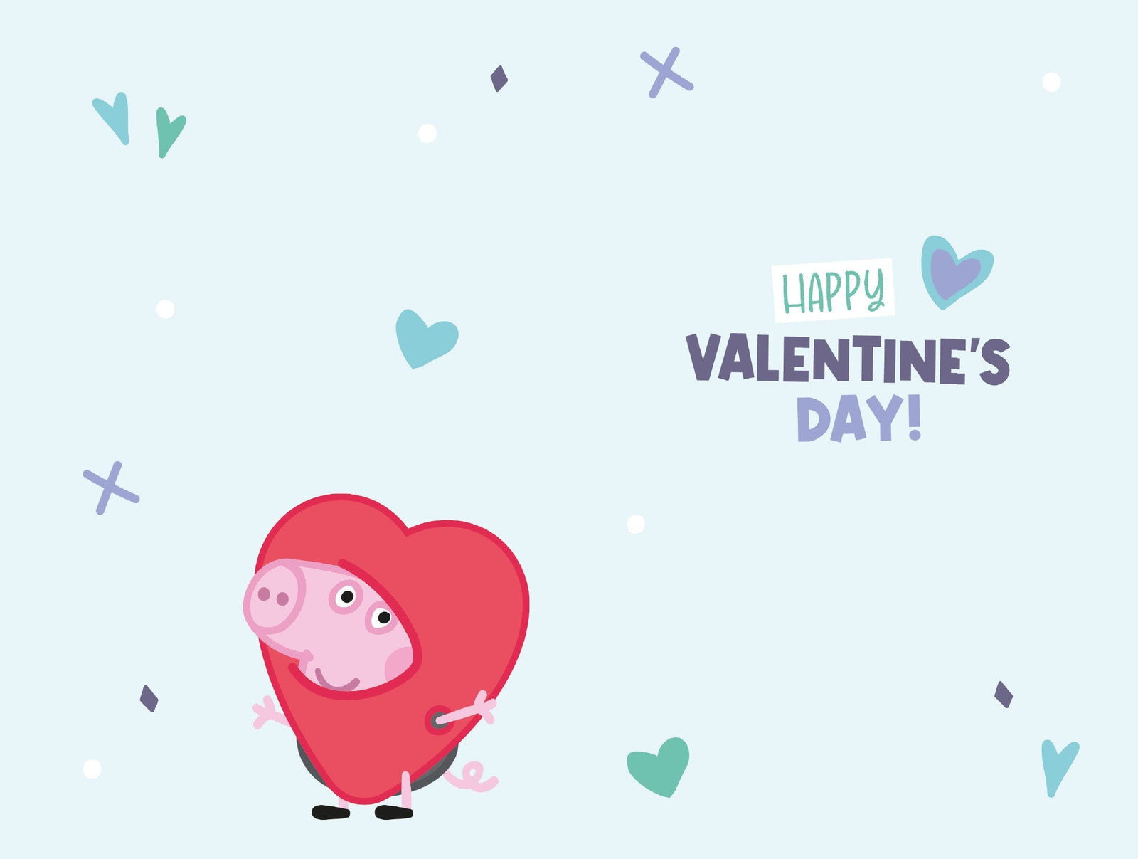 Peppa Pig Daddy I Really Love You' Valentine's Day Card Official Product