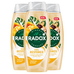 Mineral Therapy Feel Restored Shower Cream With Cocoa Butter 450ml, 3 Pack | 3