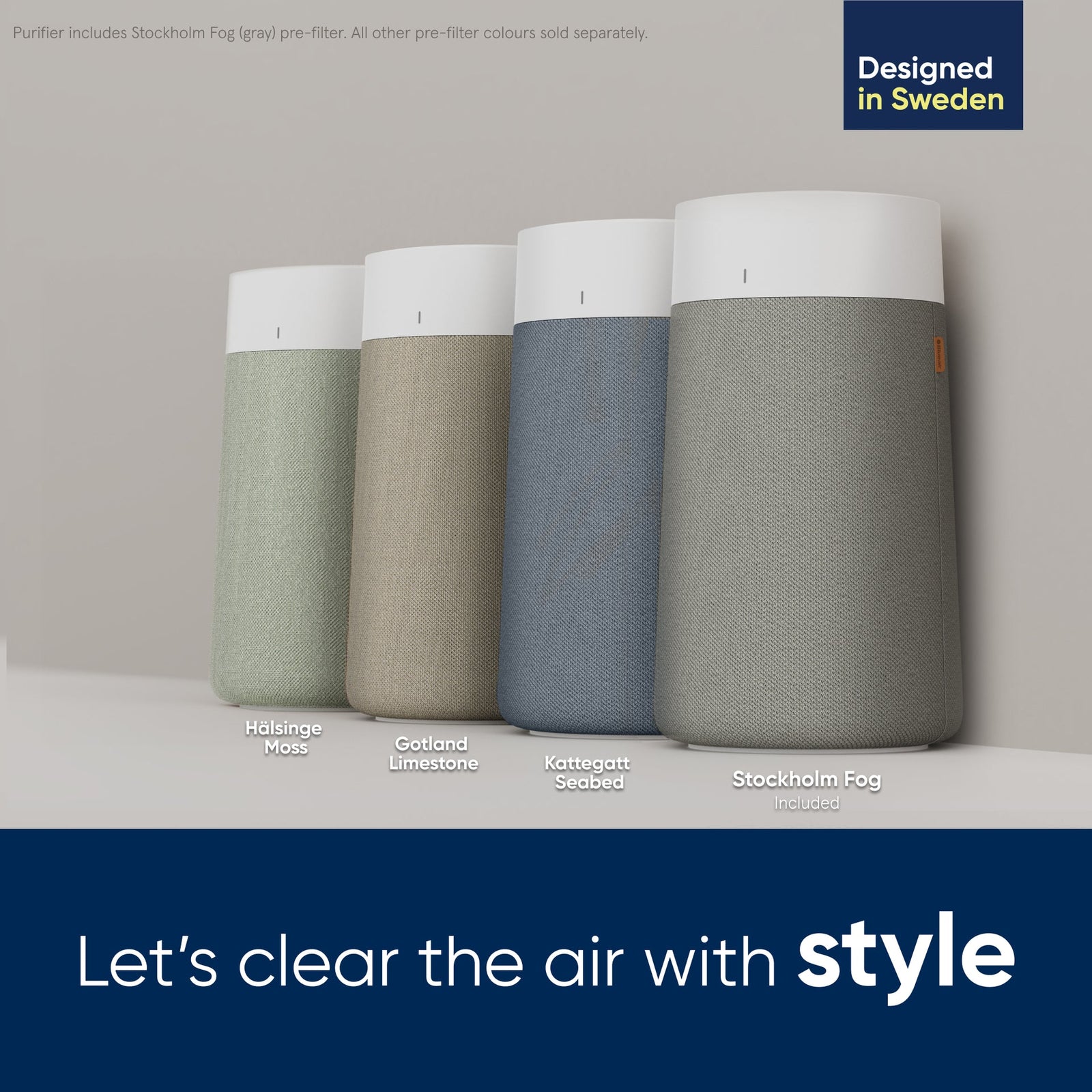 Blueair Blue Max 3450i Smart Air Purifier - For Rooms Up To 103m2