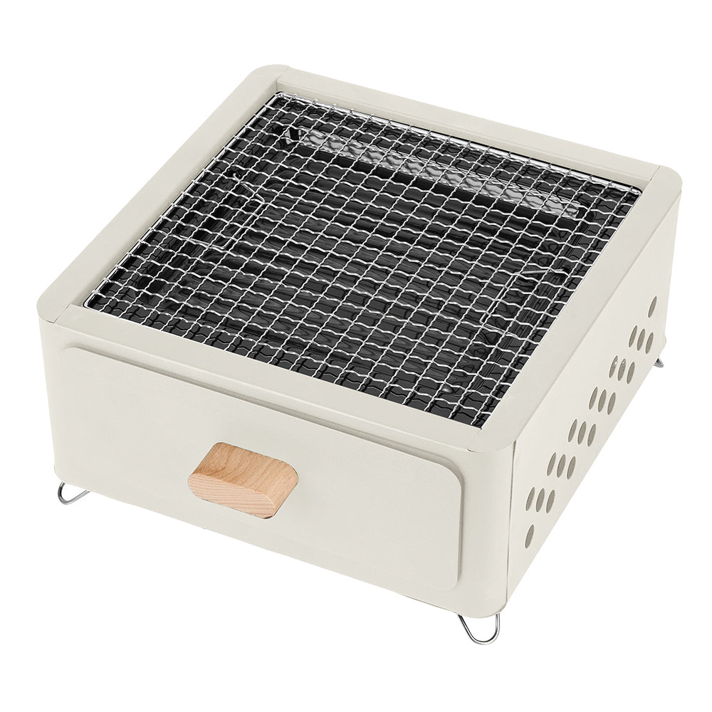 Living and Home Portable Metal Bbq Grill & Tea Stove With Foldable Legs