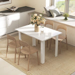 Extendable Dining Table, Seats 4-6 People, High Gloss