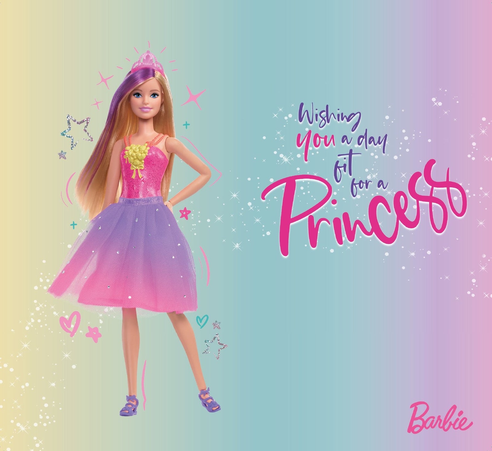 Barbie Age 5 Birthday Card Official Product