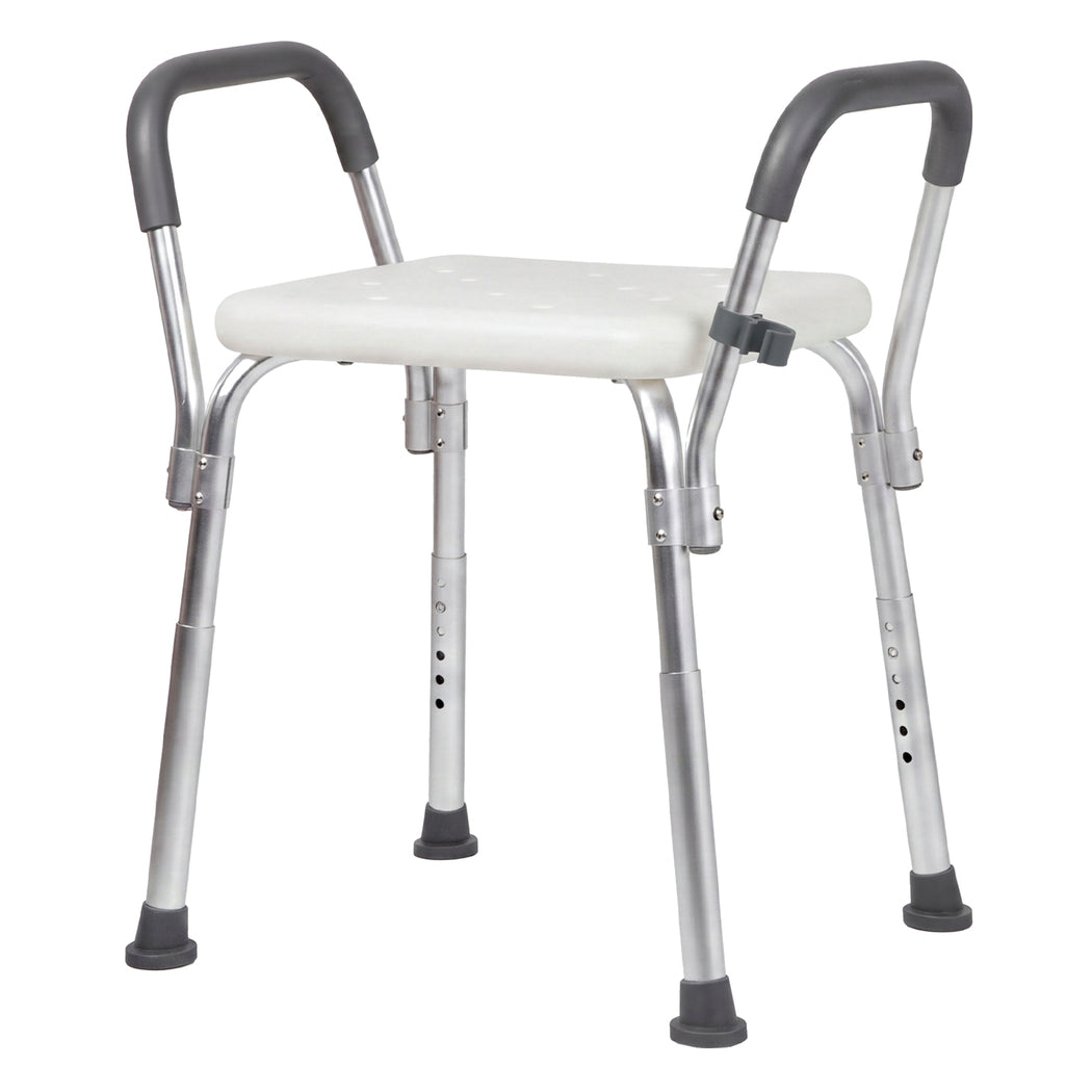 Levede Bathroom Shower Chair Adjustable Bath Stool Seat With Handles Disabled