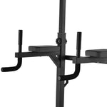 Power Tower Weight Bench Dip Stands For Home Gym | Black