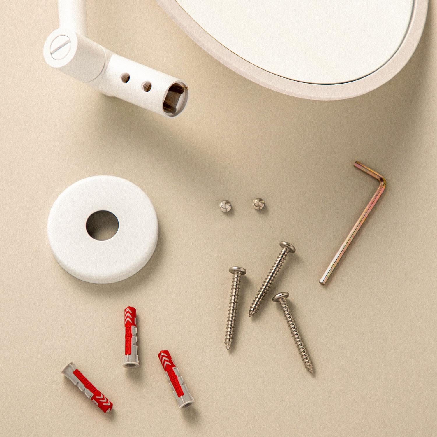 Wall Magnifying Mirror, Brushed Copper Pvd Architect Sp (x5)