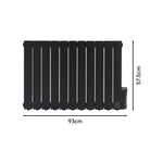 Oil-filled Radiator Space Heater With Led Display, 7-day/24-hour Timer, Adjustable Thermostat & Overheat Protection | 1800w