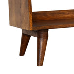 Solid Wood Mud Linen Nordic Storage Bench