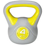 4kg Kettle Bell With Handle For Home Gym | Yellow