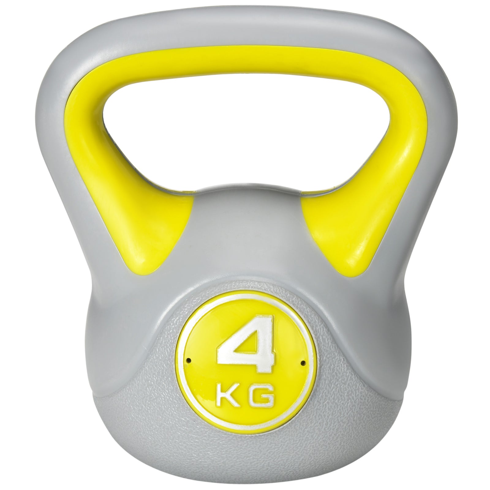 4kg Kettle Bell With Handle For Home Gym | Yellow