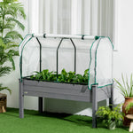 121cm Raised Garden Bed, Dark Grey