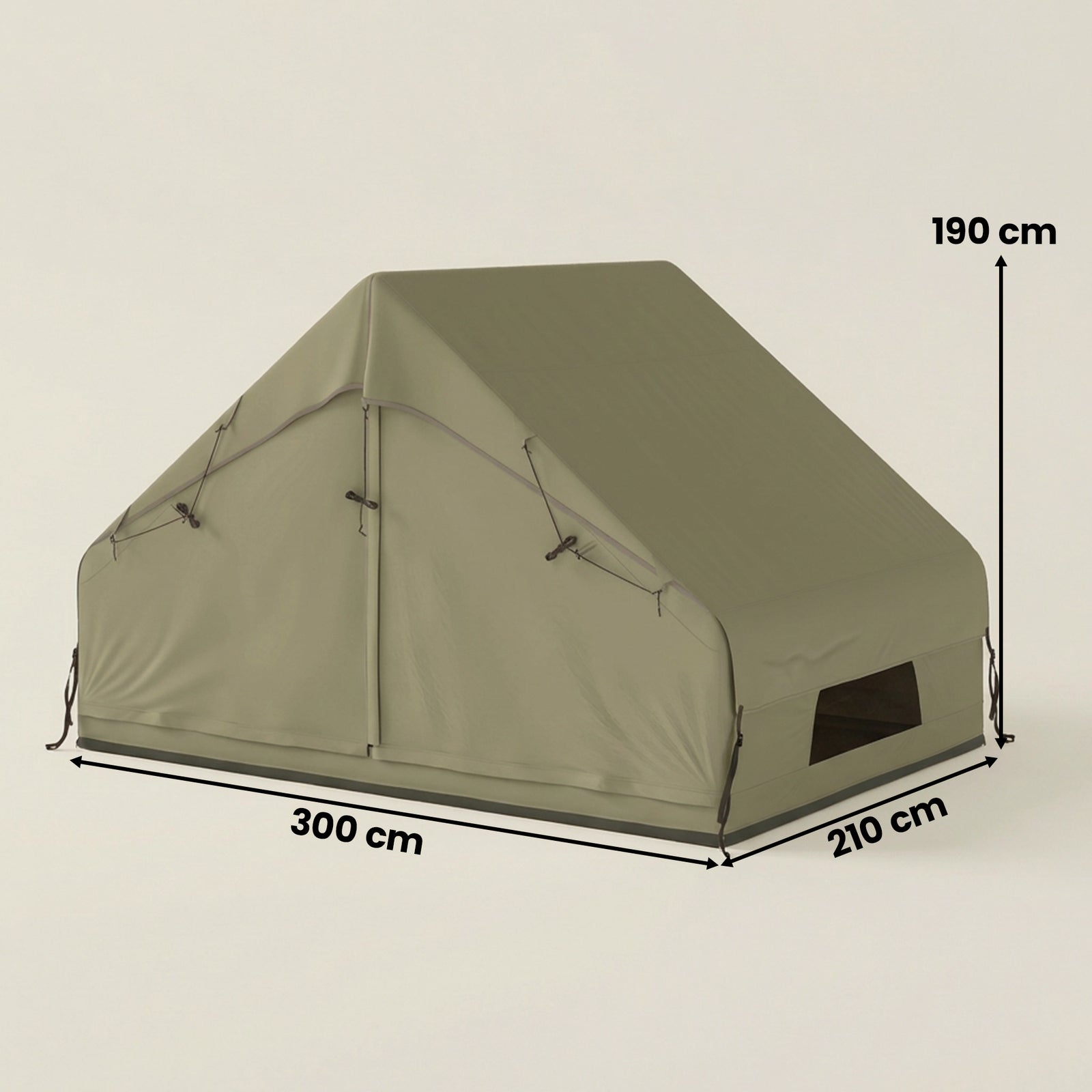 Inflatable Tent Waterproof For 2-4 Person | Green