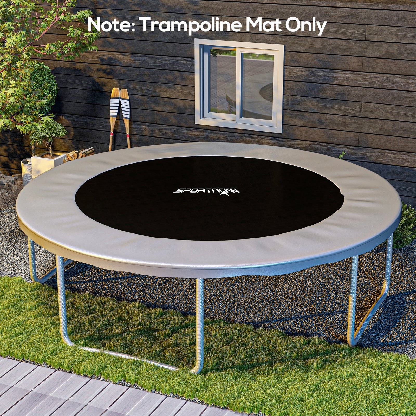 Replacement Trampoline Mat For 10ft Trampoline Frame | Black