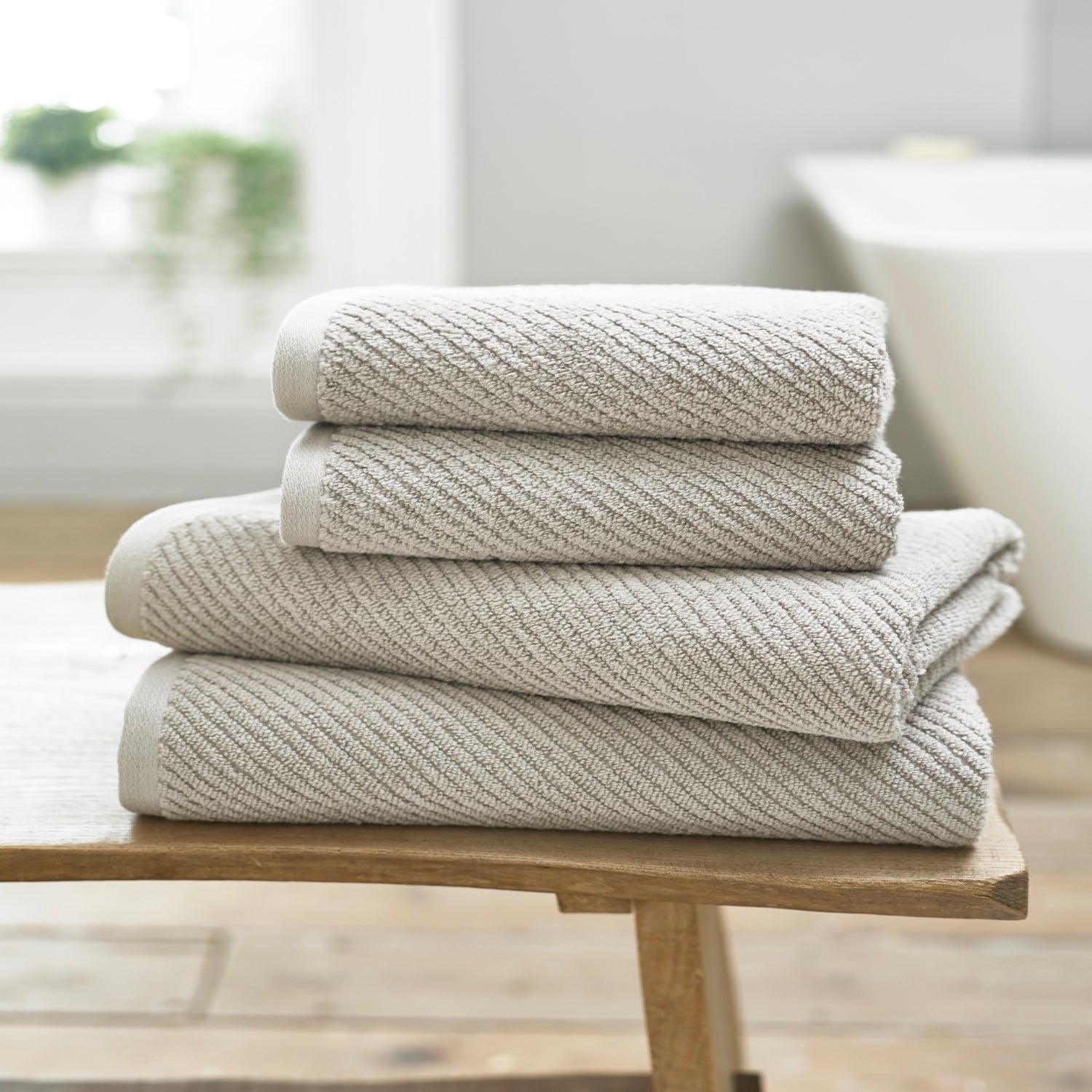 Bliss Pima Supersoft Ultra Absorbent Cotton Towels | Bath Towel | Ash