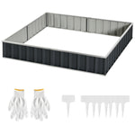 Metal Raised Garden Bed No Bottom Diy Planter