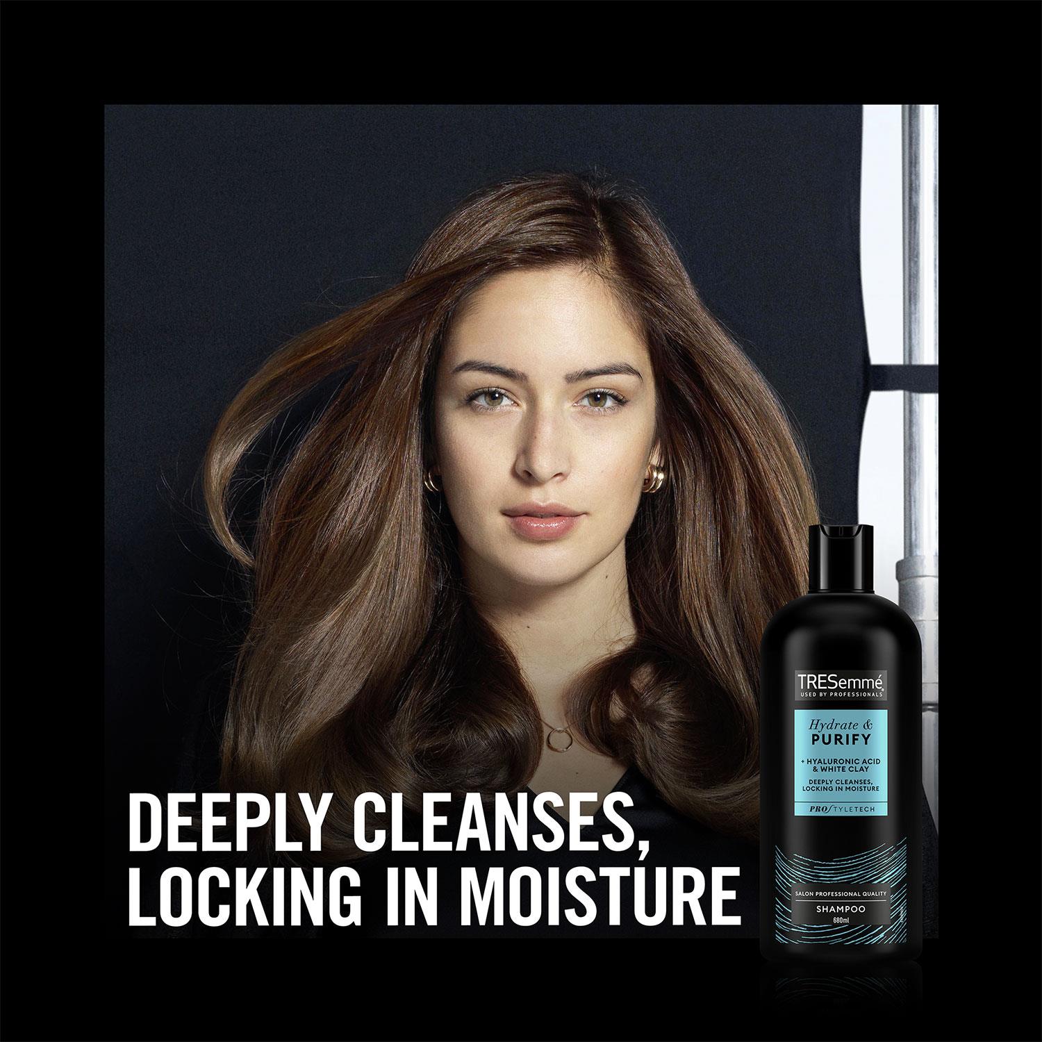 Shampoo Hydrate & Purify For Greasy Hair With Hyaluronic Acid, 680ml