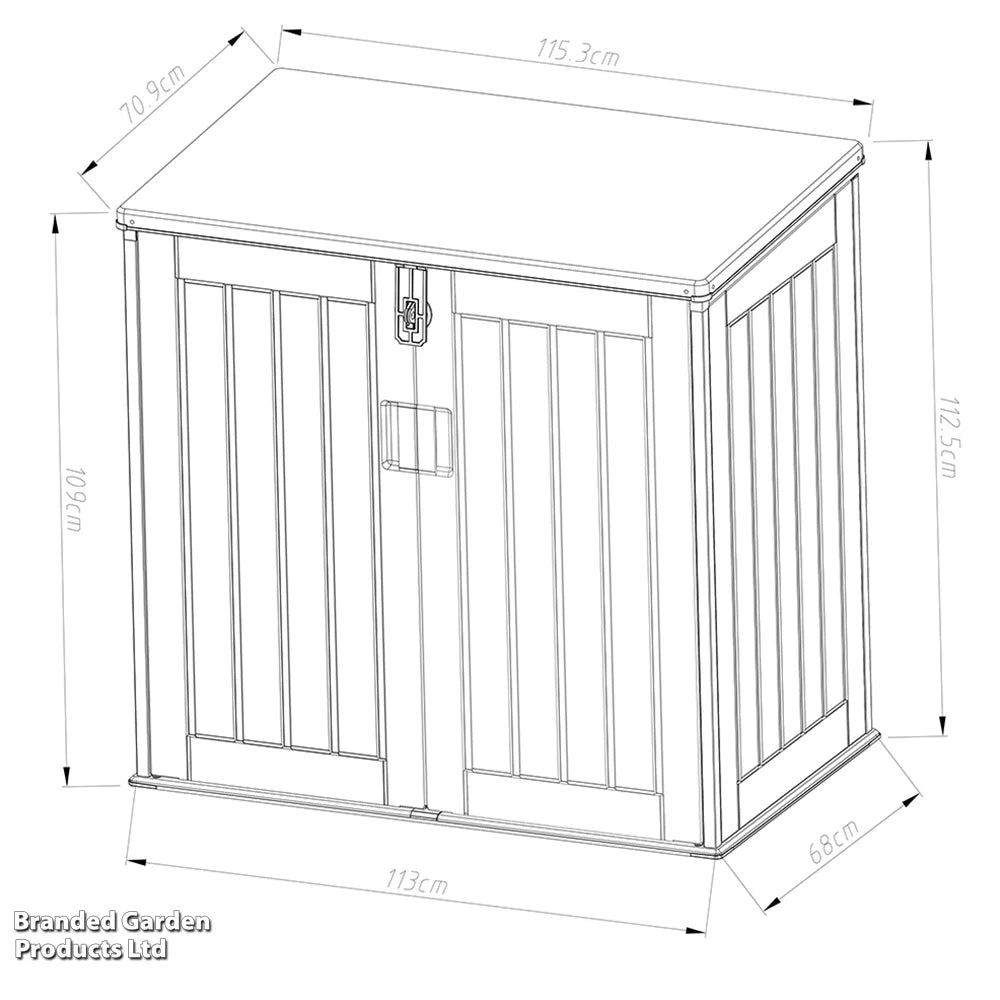 Garden_Gear Storage Shed 775 Litre Shed