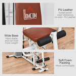 Multifunction Home Gym Weight Training Workout Station | White