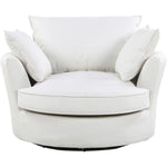 Fairburn Swivel Based Cuddle Chair | 1 | Cream