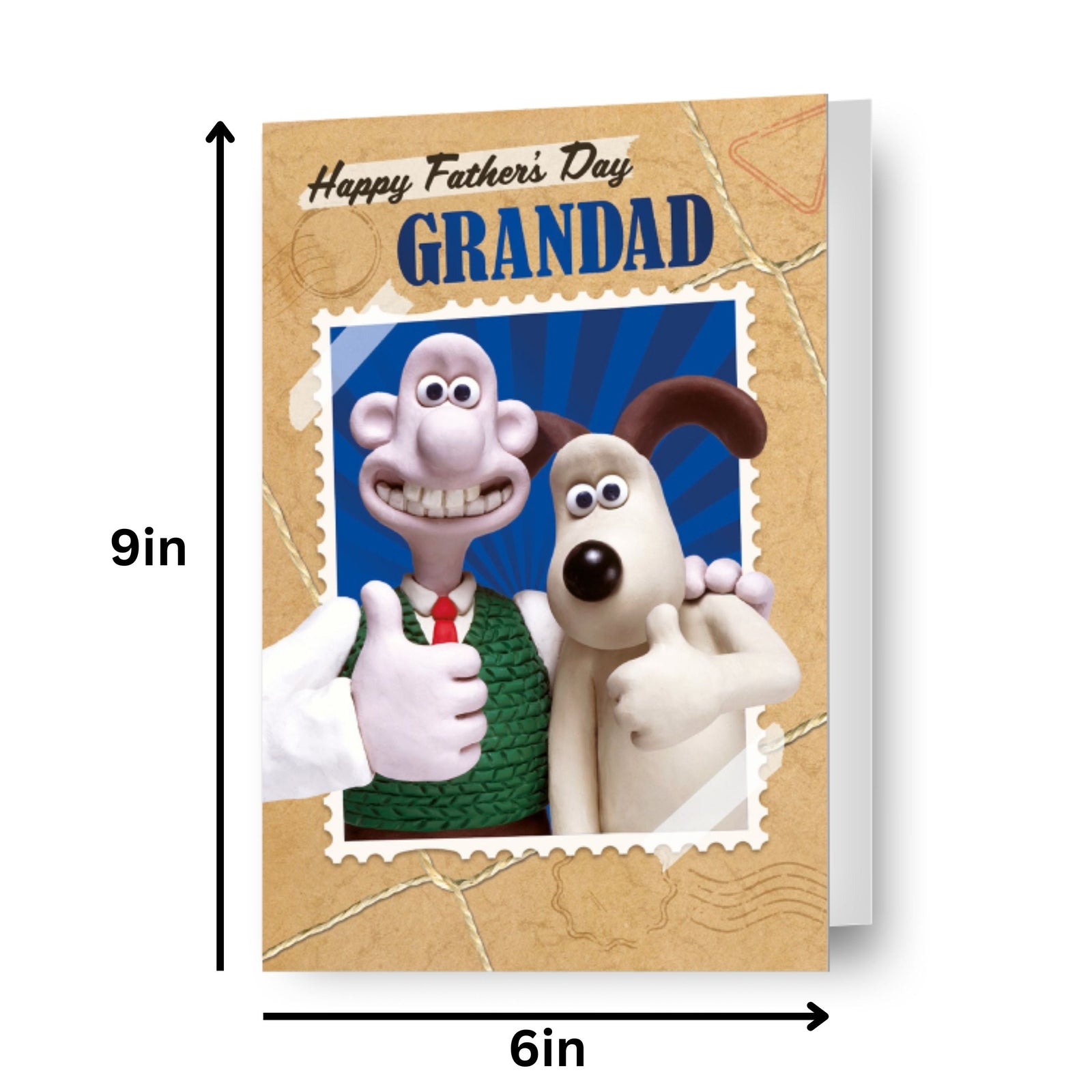 Wallace and Gromit Grandad' Father's Day Card Official Product