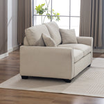 Lewiston Fabric Pull Out Sofabed | Beige