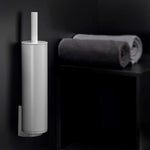 Toilet Brush, White Matt, Freestanding Or Wall-mounted. Collection Bwc