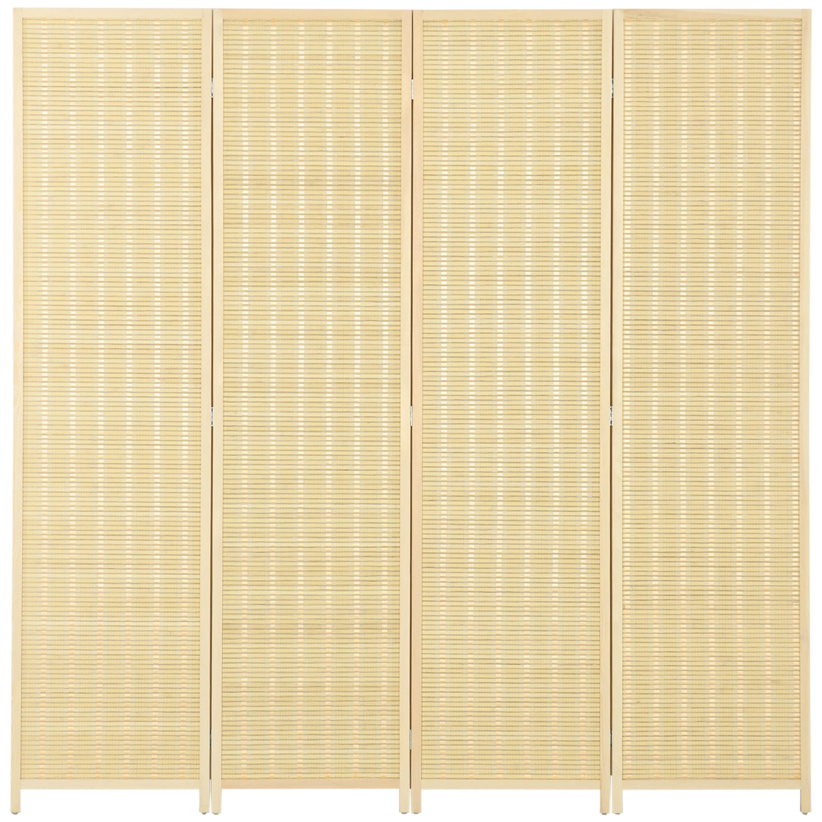 4 Panel Folding Room Divider Wall Privacy Screen Protector