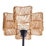 Breeins Paper Rope String-wrapped E27 Single Light Plug-in Floor Lamp