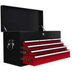 6 Drawer Tool Chest, Lockable, Portable | Red