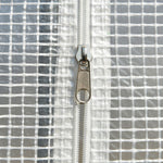 Walk-in Polytunnel Greenhouse W/ Sidewalls | White