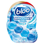 Toilet Rim Blocks Brilliant Gel All In 1 Cleaner Arctic Ocean Scent, 7x42g