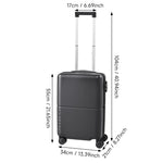 Hardside Carry-on Suitcase With Spinner Wheels | Black