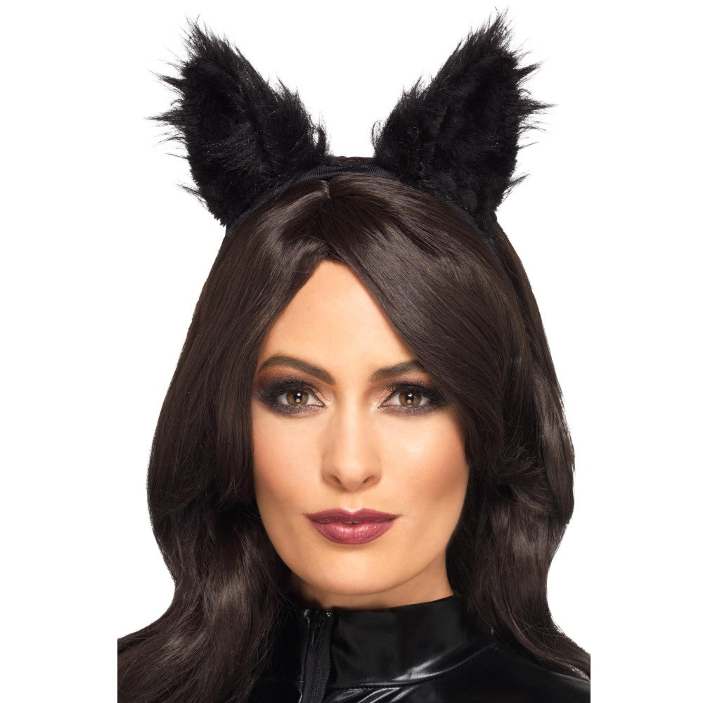 Long Pile Fur Cat Ears