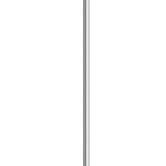 Polished Stainless Steel Squeegee With Self Adhesive Hook | Polished Stainless Steel