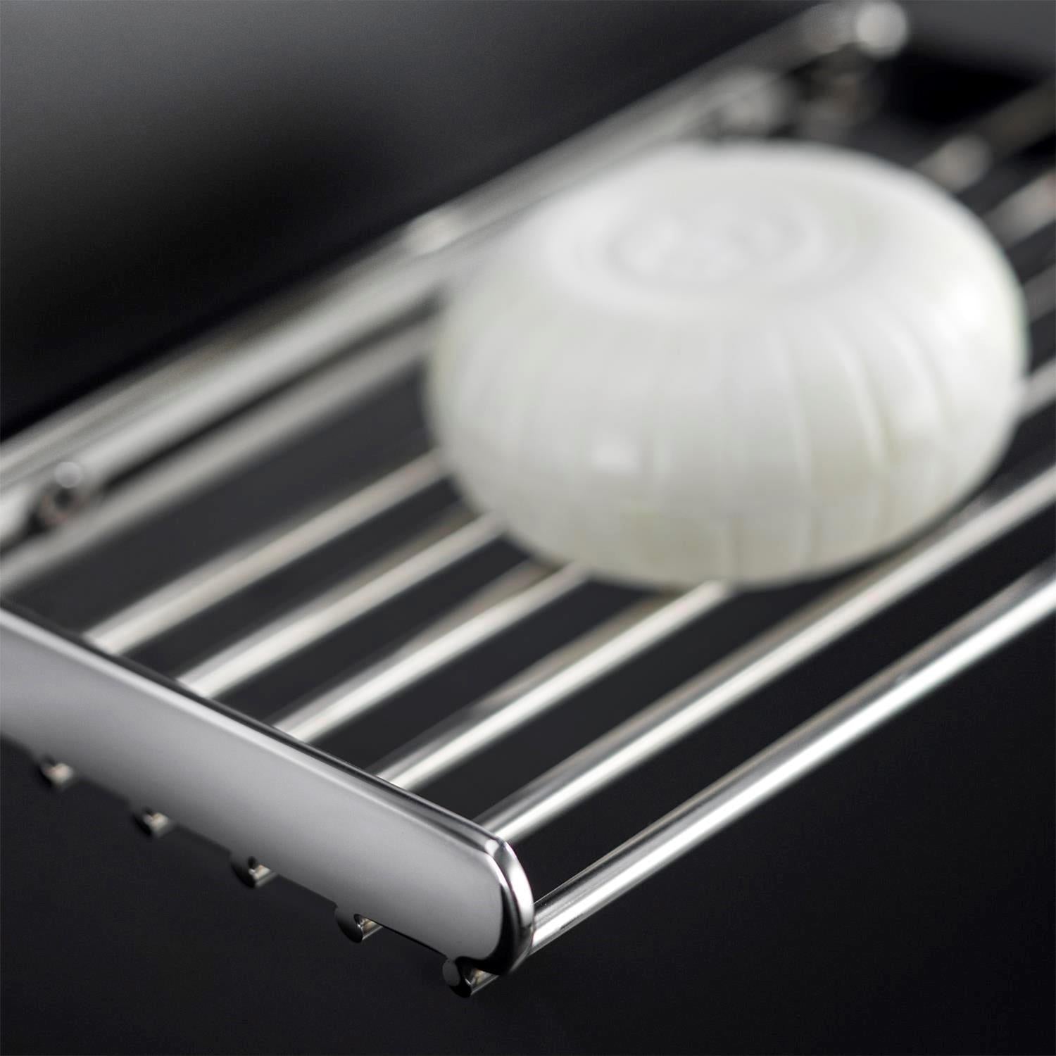 Shower Caddy, Shower Basket, 20cm, Silver, Architect S+ Collection