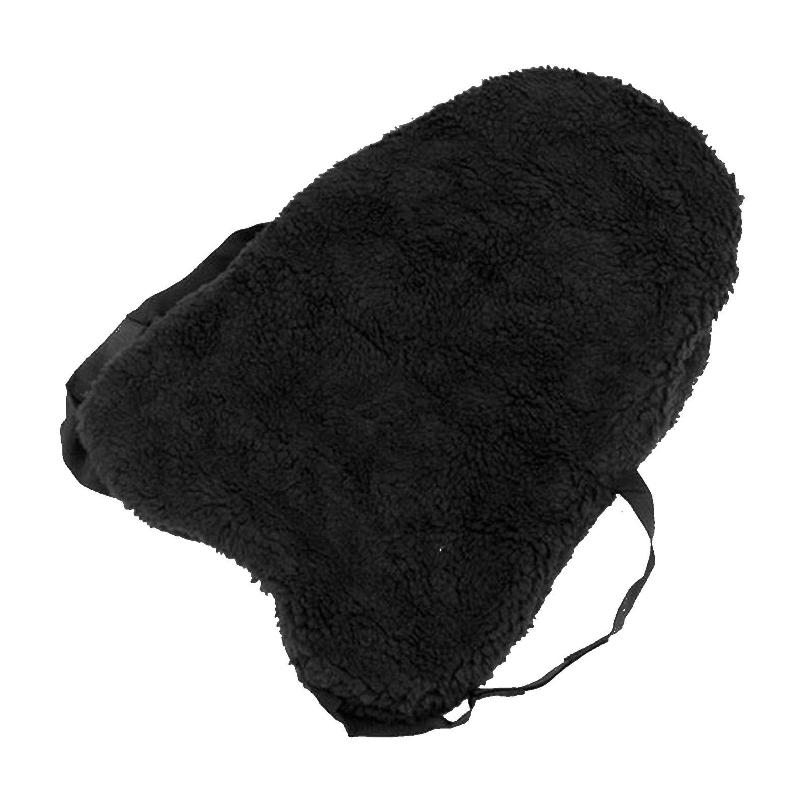 Hy Faux Fur Fabric Seat Saver | One Size | Black