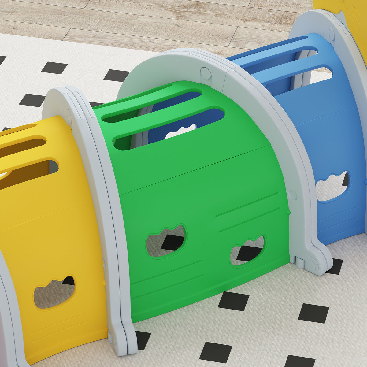 Kids Play Tunnel For Crawl And Climb, Monkey Design, For 3-6 Years | Multi