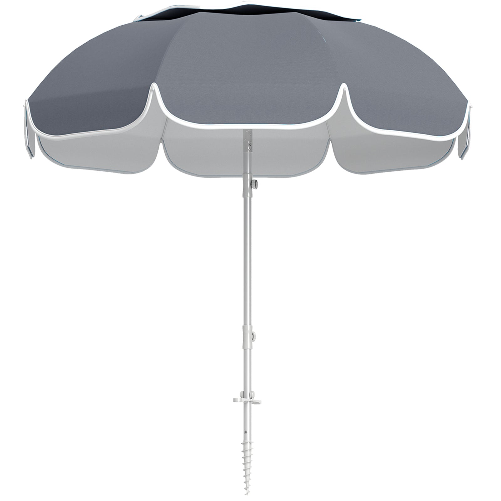 Beach Umbrella, Portable With Sand Anchor