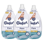 Ultra Concentrated Pure Fabric Conditioner Fresh & Mild 870ml, 58w | Set of 3